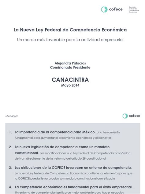 La Nueva Ley Federal De Competencia Economica Descargar Gratis Pdf