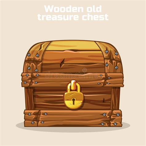 Treasure Chest With Gems And Gold Vector Illustration Stock Vector