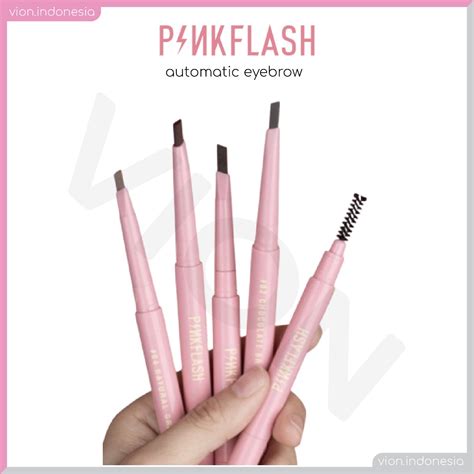 Jual Pinkflash Automatic Eyebrow Pencil Tahan Air Ujung Pensil Yang