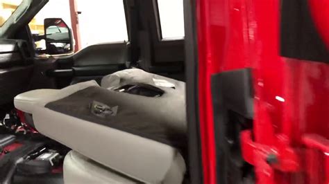 2020 Ford F 250 SuperCab Rear Seat Removal YouTube