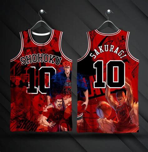 Slam Dunk Hanamichi Sakuragi Jersey Slam Dunk Shohoku Jersey