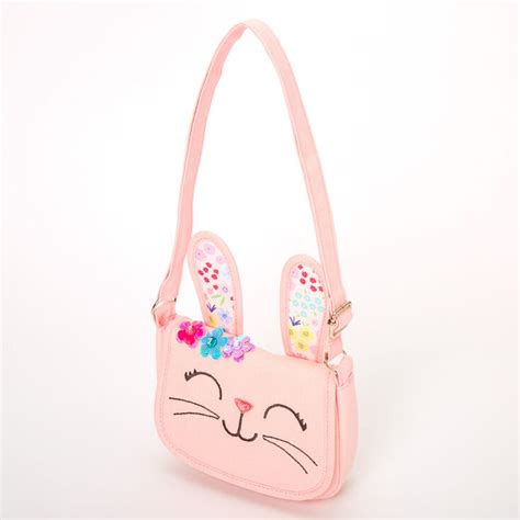 Claire S Club Bunny Crossbody Bag Pink Claire S Us