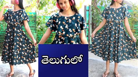 Cape Kurti Cutting And Stitching In Telugu Umbrella Cut Cape Kurti