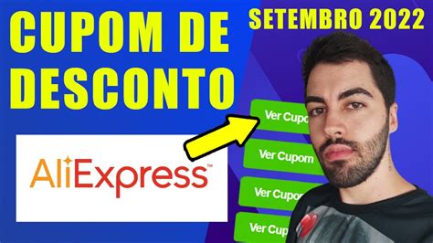 Cupom De Desconto Aliexpress Setembro Cupom Aliexpress Youtube