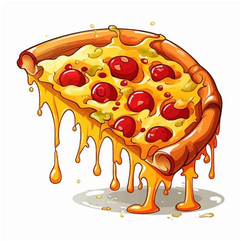 Premium Vector Pizza Vector Illustration