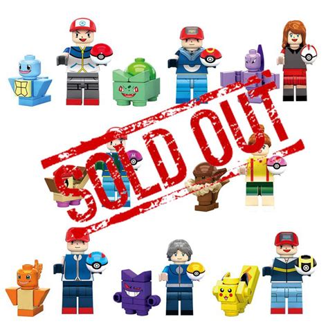 Pokemon Minifigures Set - 8 Pcs - KidsBaron - Kids, Family and Baby ...