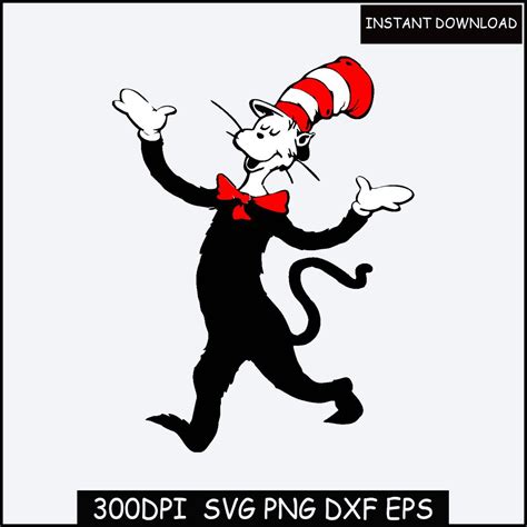 Dr Seuss Svg Bundle Cat In The Hat Svg Dr Seuss Hat Svg Green Eggs And Ham Svg Dr Seuss For