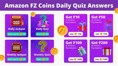 Amazon FZ Coins Daily Quiz Answers Today FZ Points