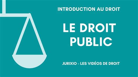 Le Droit Public D Finition Branches Cours De Droit Youtube