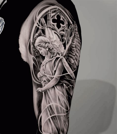 Angel Statue - BRKN Tattoos