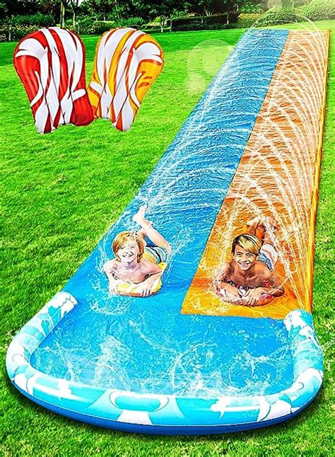 Joyin 22 5ft Water Slides And 2 Bodyboards Lawn Water