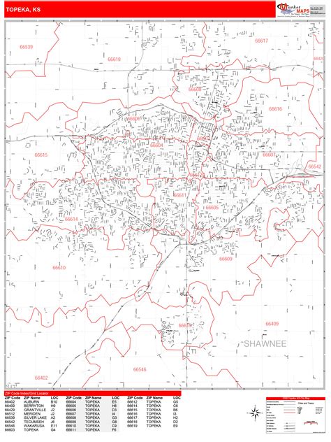 Topeka Zip Code Map