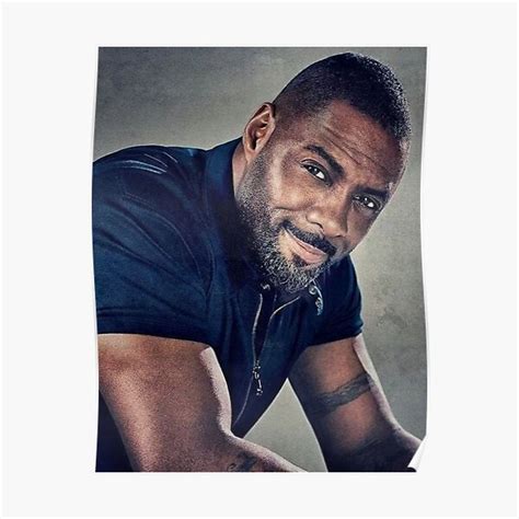 Idris Elba Poster Von Wellwoov Redbubble