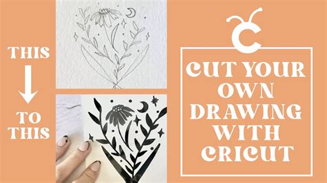 Turn Your Drawing Into Cut File With Cricut Design Space Youtube