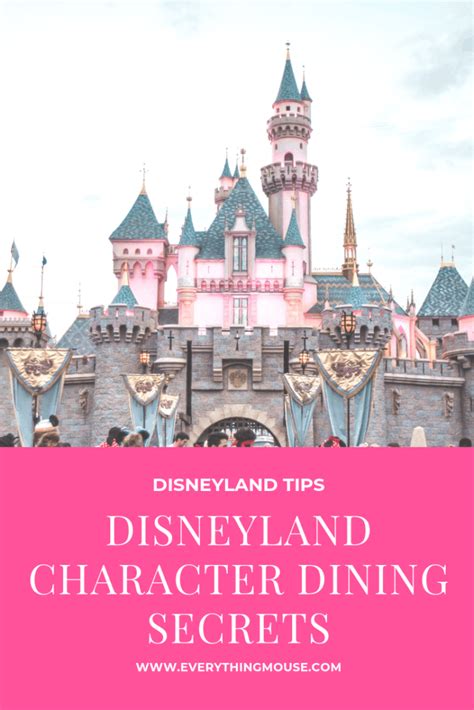 Disneyland Character Dining 2020 - EverythingMouse Guide To Disney