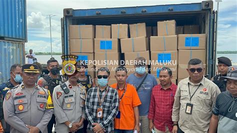 Website Resmi Polda Maluku Polres Tual Amankan Distribusi Surat Suara