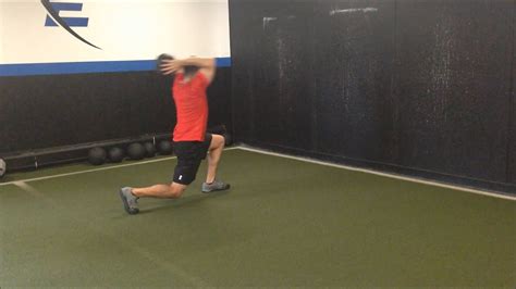 Lunge Stance Medicine Ball Overhead Throw Youtube