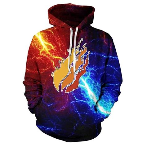 3d Printed Preston Fire Nation Playz Gamer Flame Kids Pullover Hoodie