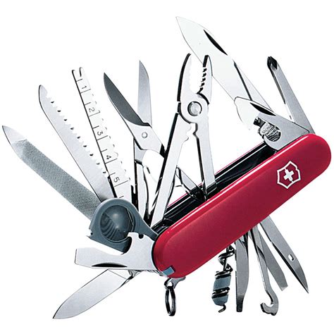 Victorinox Swiss Champ Sos Pocket Knife Kit Red B H