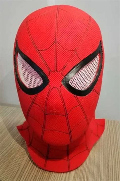 High Quality Full Head Spider Man 3D Red Latex Masks Halloween ...