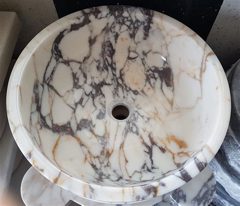 Calacatta Viola Marble Sink Sink Vanity Vessel Etsy Uk