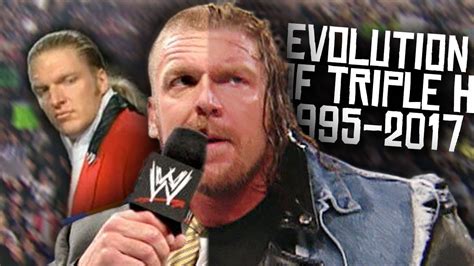 The Evolution of Triple H! - WWF/WWE (1995-2019) - YouTube