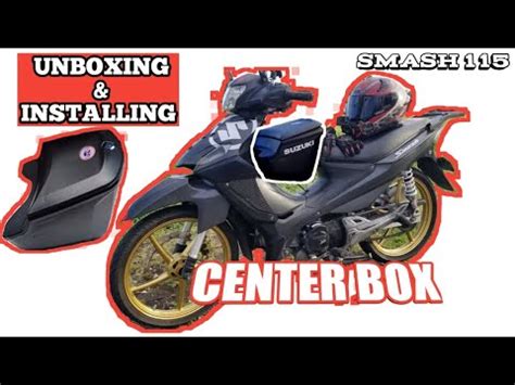 Suzuki Smash Center Box Unboxing Installing Youtube