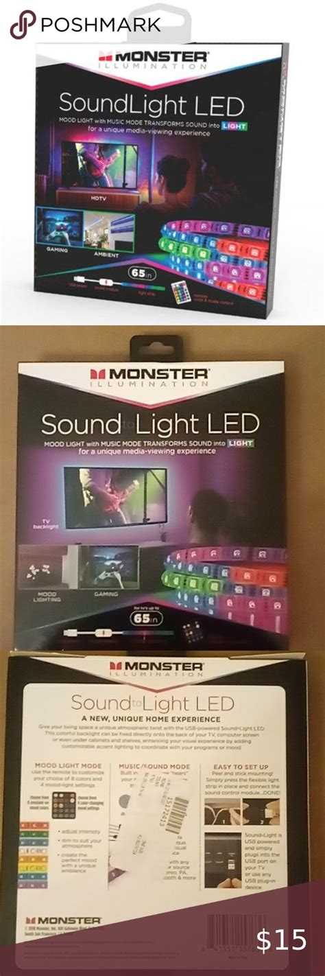 Monster Illumination Sound Light LED Led Lights Illuminations Led