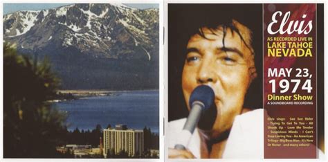 As Recorded Live In Lake Tahoe May 23 1974 DS Elvis New DVD And CDs