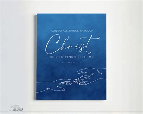 2023 Youth Theme I Can Do All Things Through Christ Line Art Printable