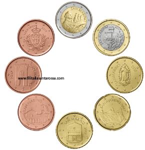 Serie Divisionali Monete San Marino San Marino Coins Set San Marino