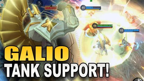 Best Build For Galio Galio Support Gameplay Youtube