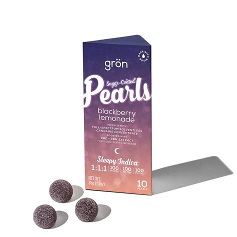 Grön Grön 1 1 1 Blackberry Lemonade Pearls Sleepy Indica Cbd Cbn Thc Leafly