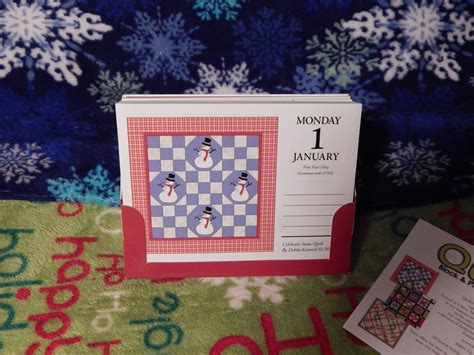 Holiday Gift Guide Quilting Block Pattern A Day Calendar