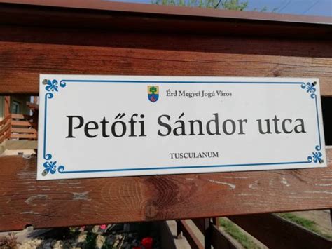 Petőfi utcák terek Petőfi Sándor utca Érd