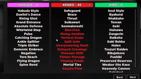 The Best Kendo Build In Roblox Type Soul The Nerd Stash