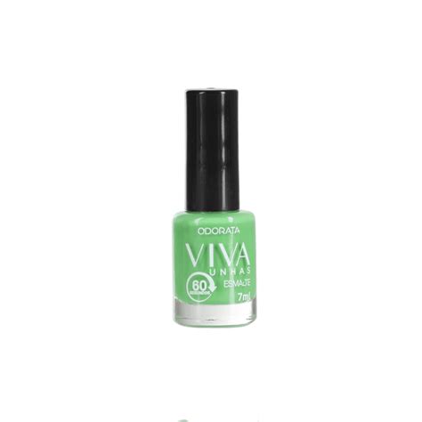 Esmalte 60 Segundos Verde Maresia 7 ml Viva Unhas Odorata Cosméticos