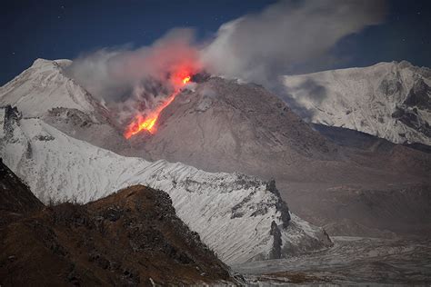 Shiveluch Sheveluch Volcano Kamchatka Russia Facts And Information