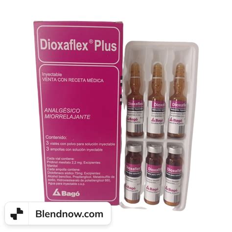 Dioxaflex Plus Ampollas Con Solucion Inyectable Viales Con Polvo