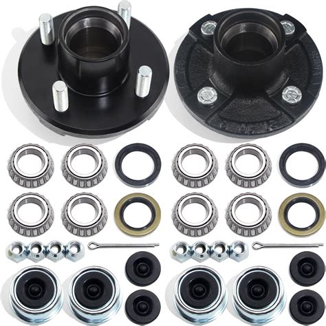 Amazon FKG Trailer Hub Spindle Kit 4 Bolt On 4 Inch Circle Fit For