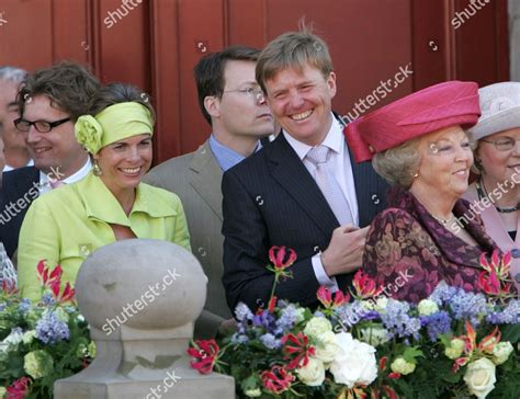 Queen Beatrix Crown Prince Willemalexander Princess Editorial Stock