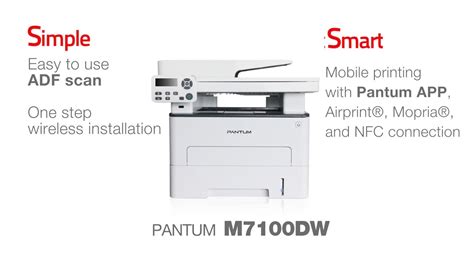 Pantum M Dw In Laser Printer With Wi Fi Duplex Printing