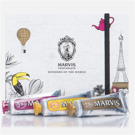 Набор зубных паст Marvis Wonders Of The World Set 3 pcs Travel Size 411063