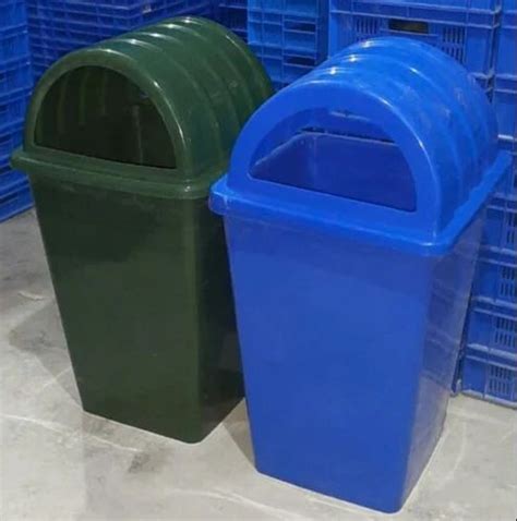 Pvc Standing Blue Green Dustbin For Garden Capacity Ltr At Rs