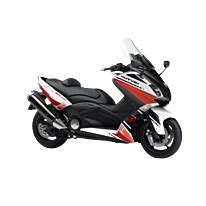 Kit Déco Scooter Cooper Yamaha TMAX 500 Blanc Rouge