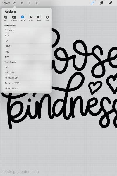 How To Create SVG Files Using Procreate Kelly Leigh Creates