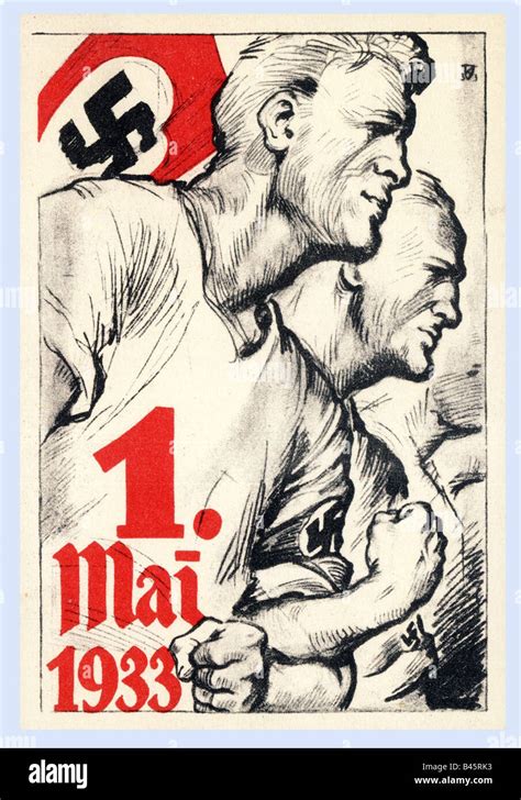 Nazism National Socialism Propaganda Poster First Of May 1933 1 5