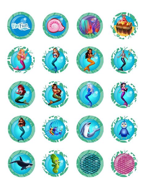 Free Printable Mermaid Stickers Printable Templates Your Go To