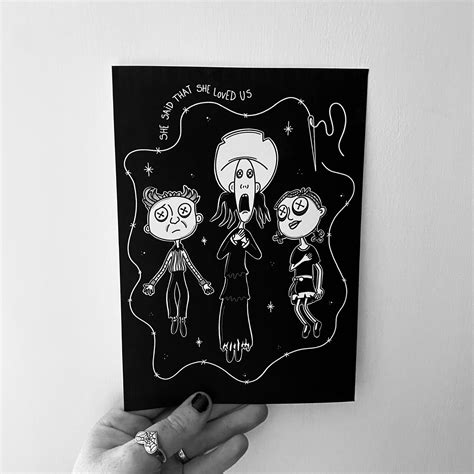 Coraline Ghost Children A5 Print - Etsy