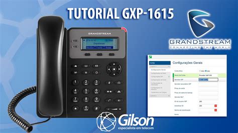 Tutorial Básico de Configuração do Telefone IP GrandStream GXP 1615